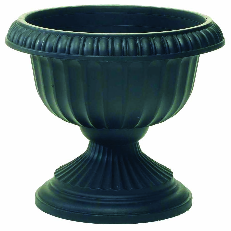 Grecian 12" Urn Black — priced per each; minimum 12; multiples of 12
