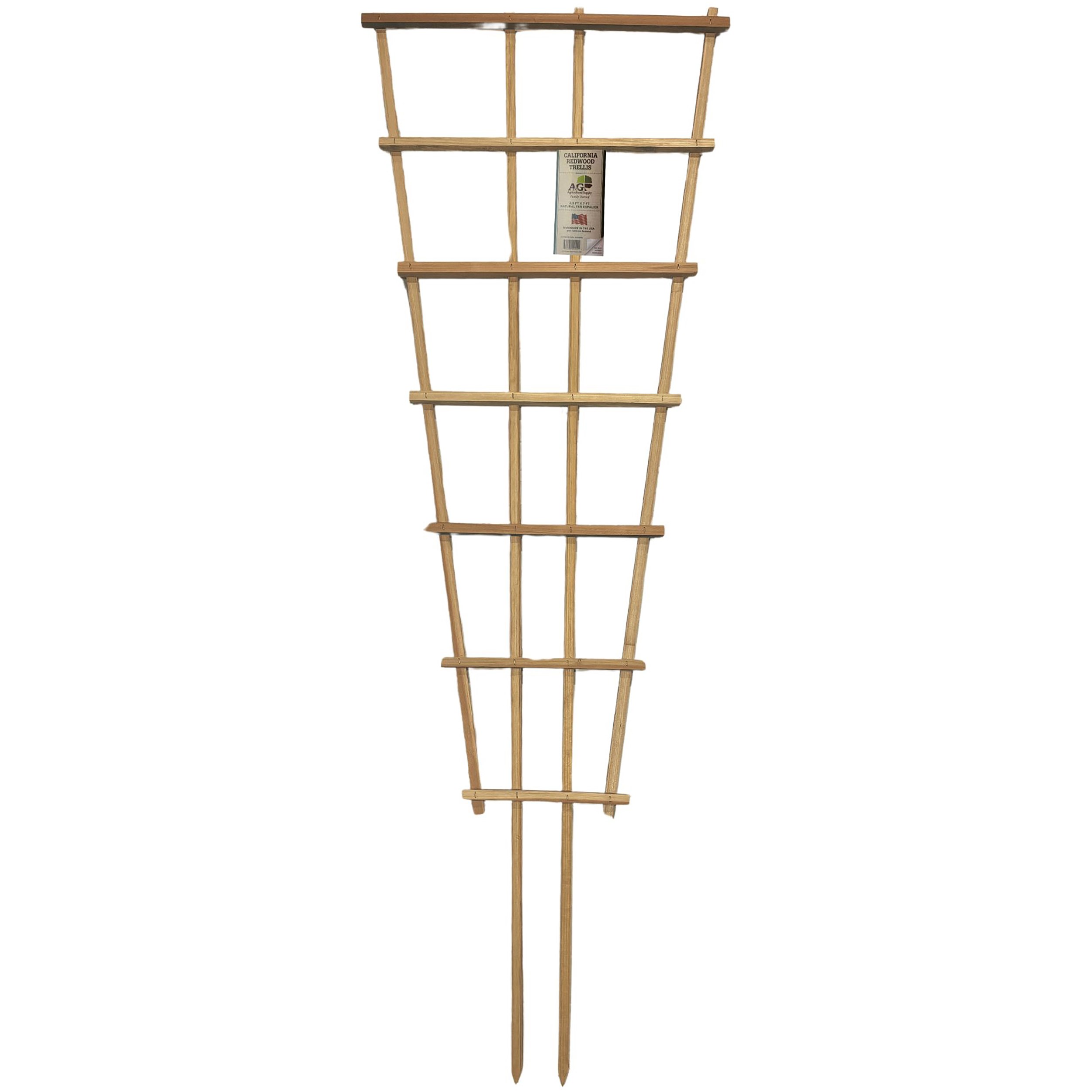 A&G 2.5'x7' Fan Espalier Trellis — priced per each; minimum 6; multiples of 6