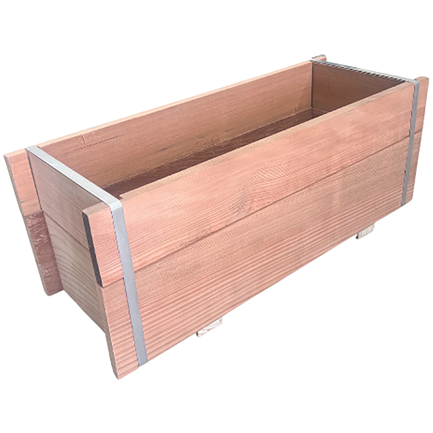 A&G 2' Banded Redwood Window Box