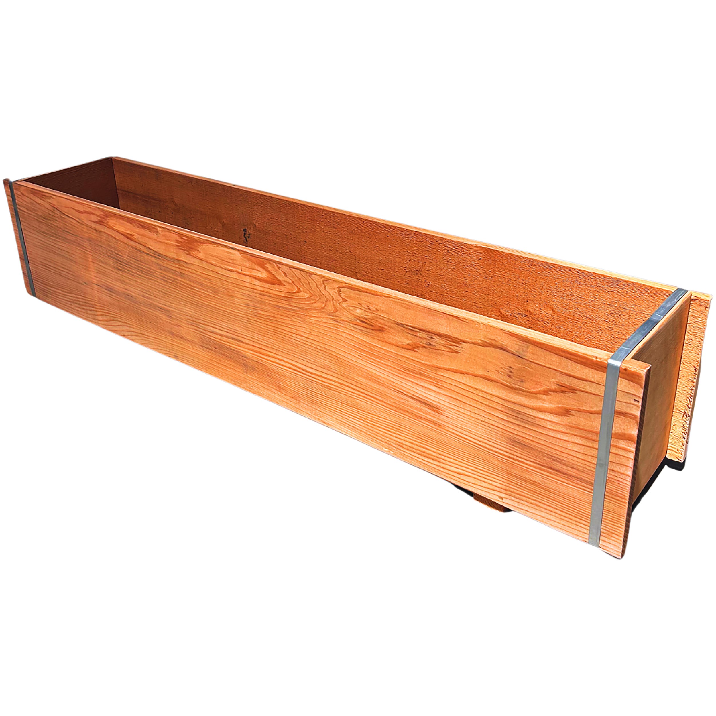 A&G 4' Banded Redwood Window Box