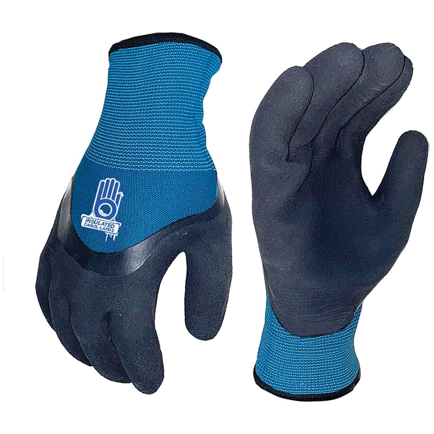BGC Acrylic Lined 3/4 Latex Glove L — priced per each; minimum 6; multiples of 6