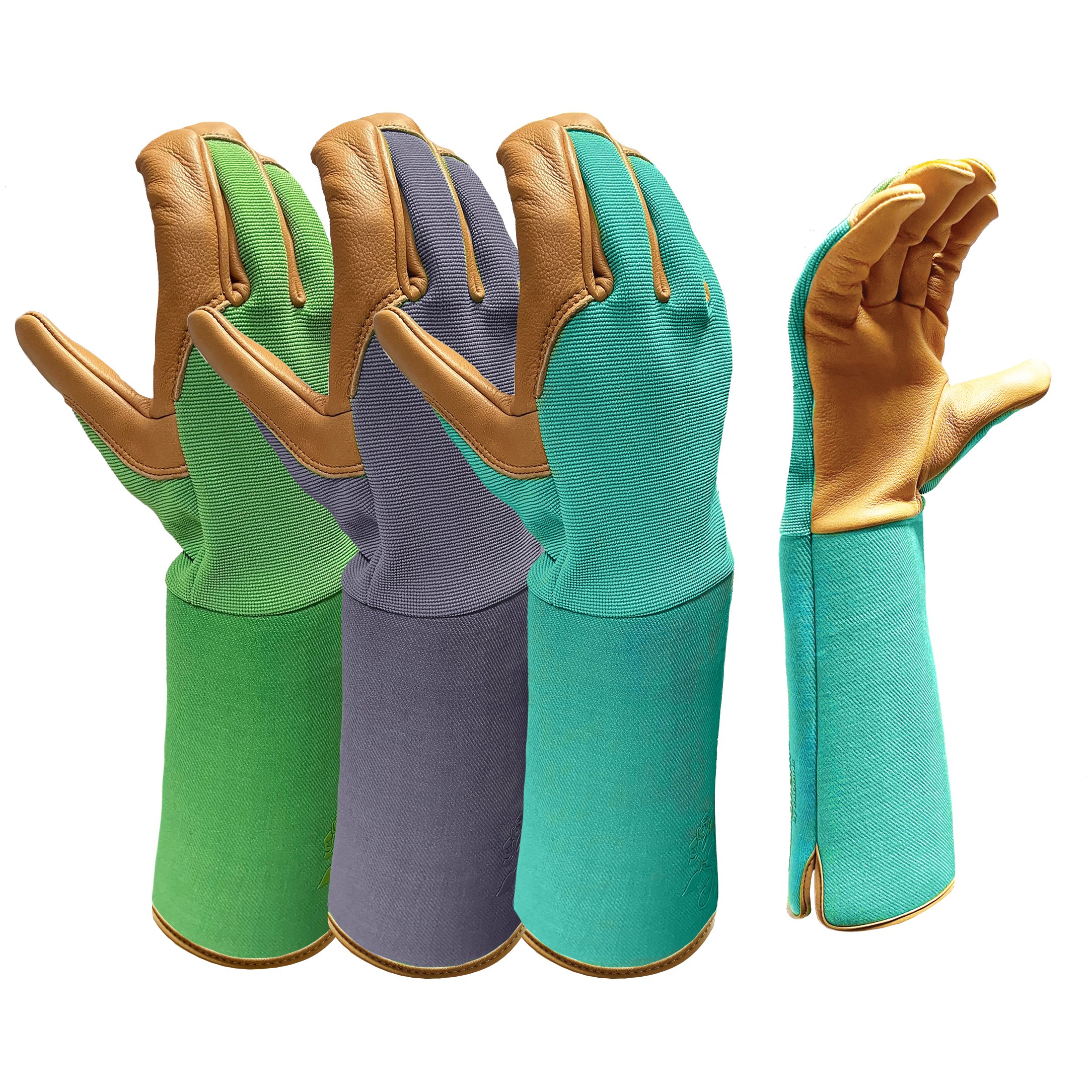 BGC Tuscany Gauntlet Assorted Colors L Sheepskin Leather Palm — priced per each; minimum 3; multiples of 3
