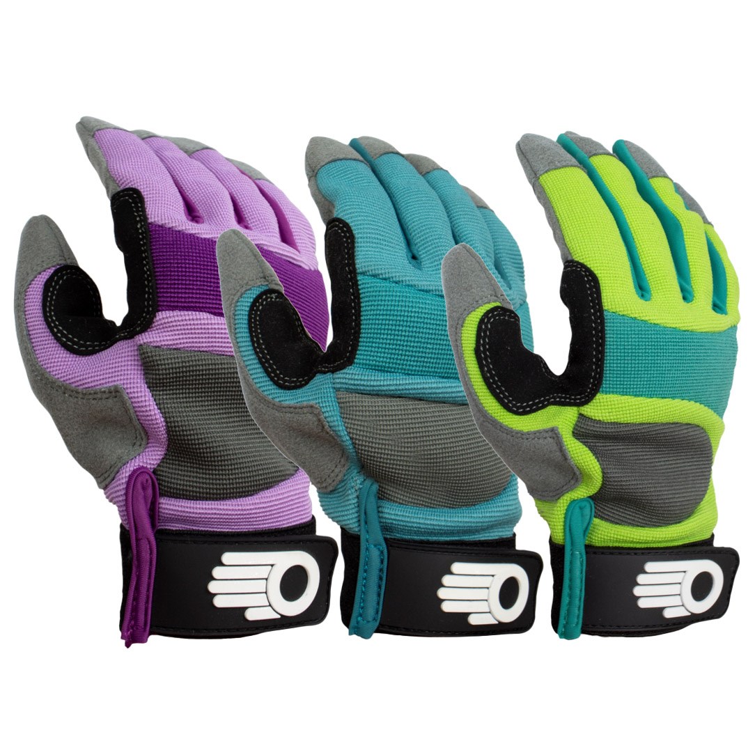 BGC Womens Performance Glove Small Assorted Colors — priced per each; minimum 6; multiples of 6