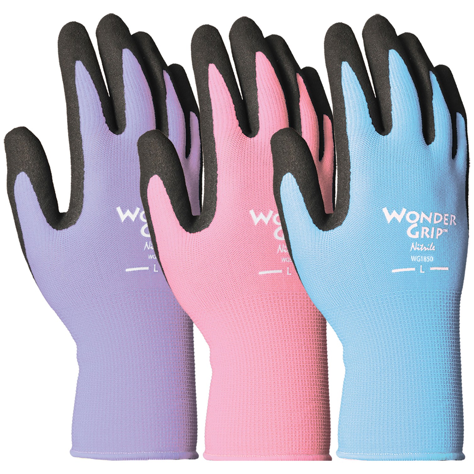 Wonder Grip Nearly Naked Glove Assorted Colors X-Small — priced per each; minimum 12; multiples of 12