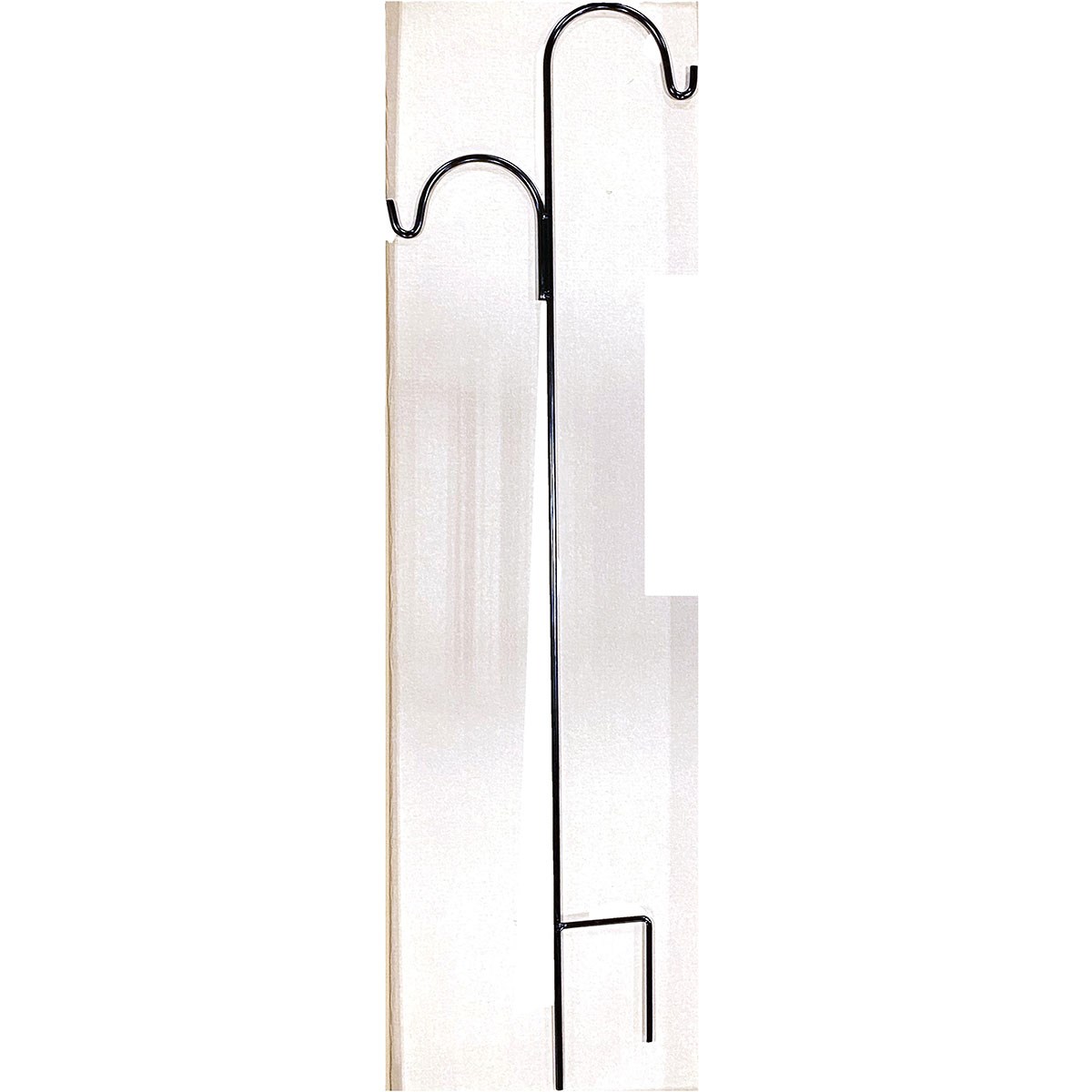 AGW 5/8" Heavy Duty 90" Tall Offset Shepherd Hook Black