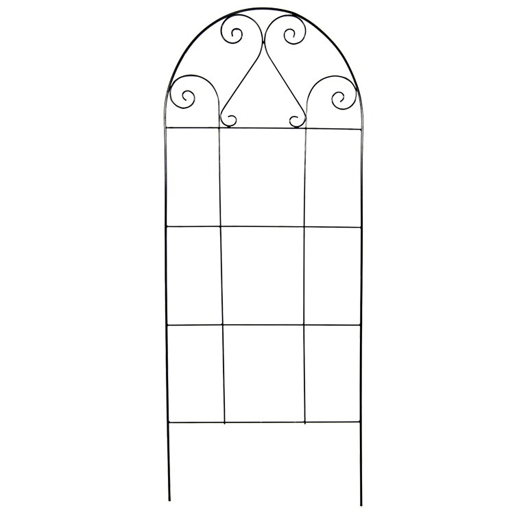 AGW 65"x25" Scroll Trellis Black — priced per each; minimum 10; multiples of 10