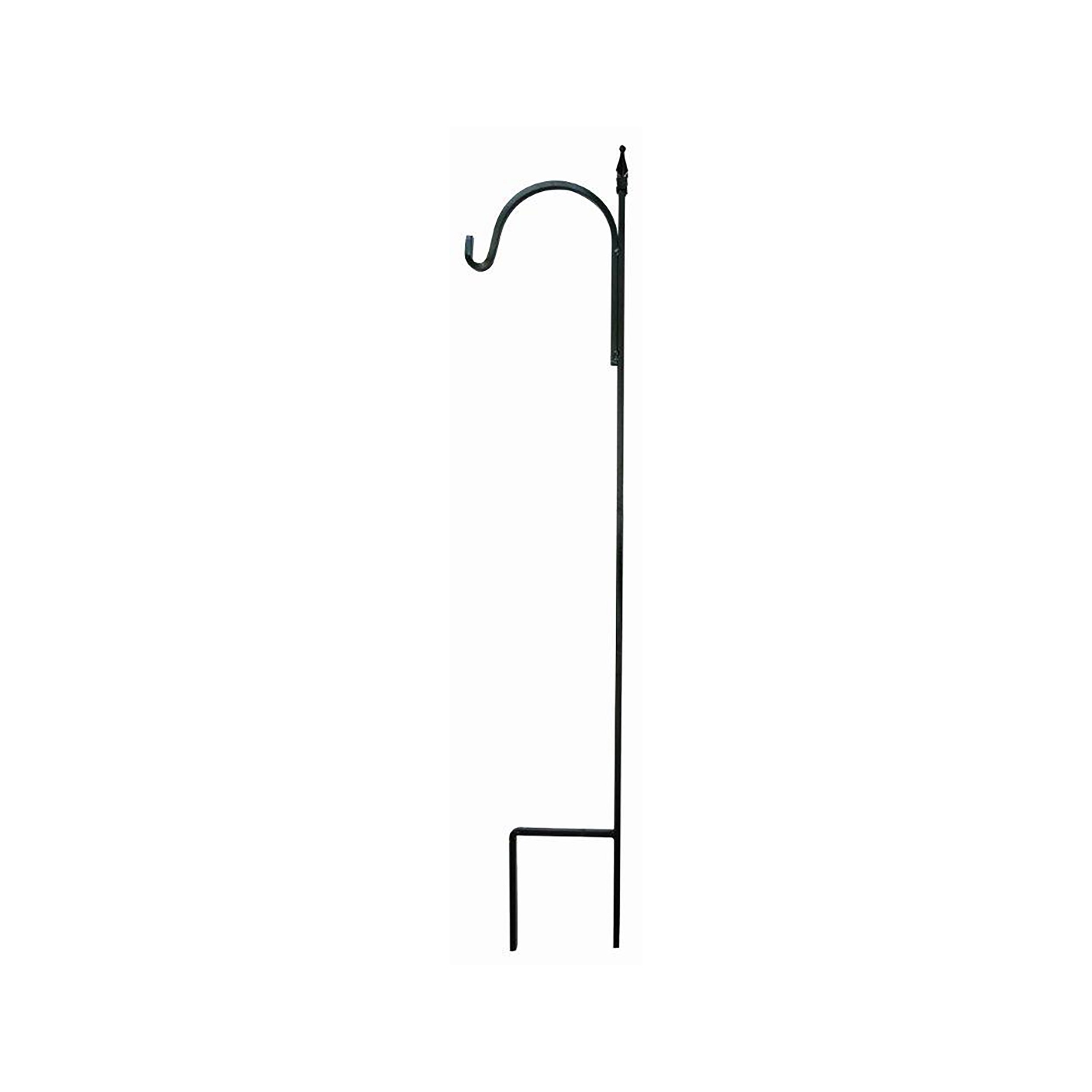AGW Square Short Single Finial Matte Black — priced per each; minimum 5; multiples of 5