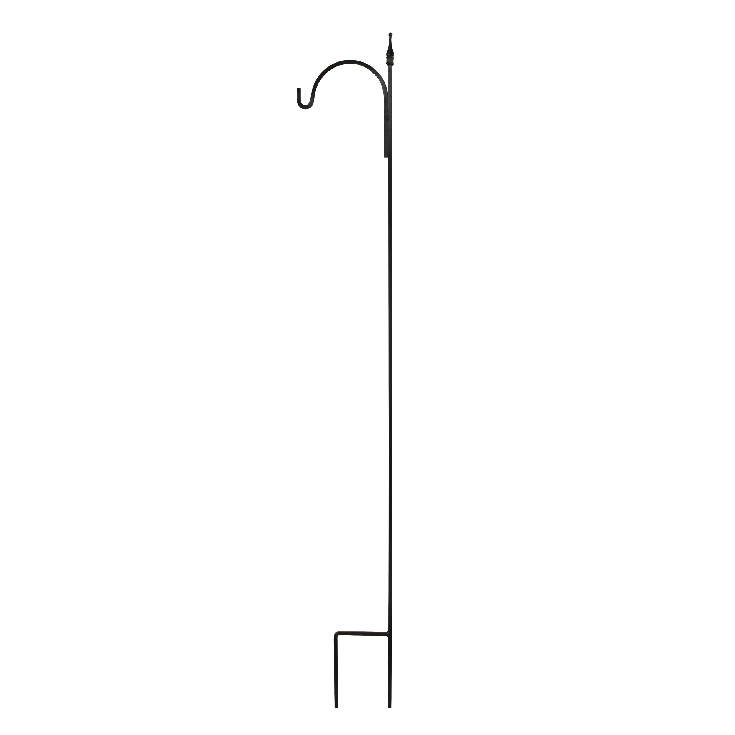 AGW Square Tall Single Finial Matte Black — priced per each; minimum 5; multiples of 5