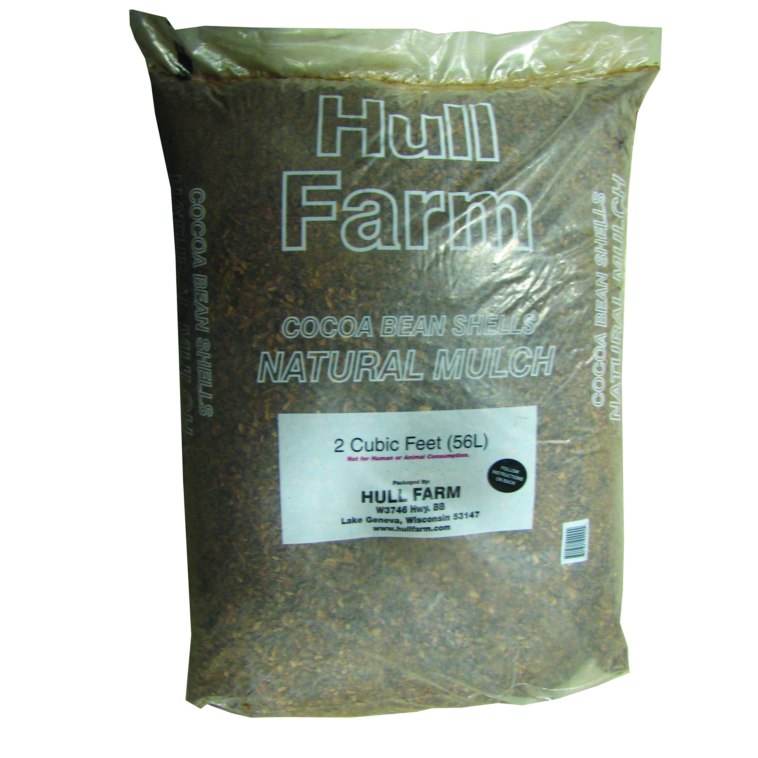 Hull Farm 2CF 100% Natural Cocoa Shell Mulch