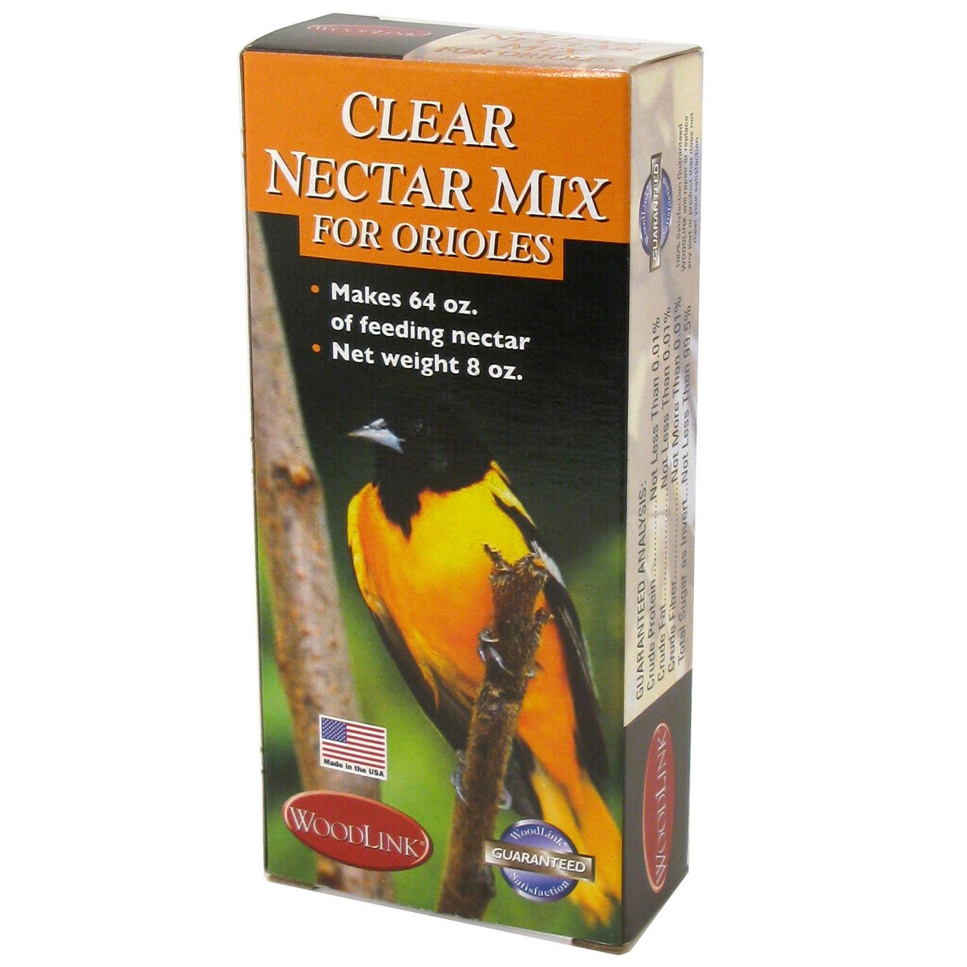 Wild Bird Lovers 8oz Clear Oriole Nectar — priced per each; minimum 24; multiples of 24