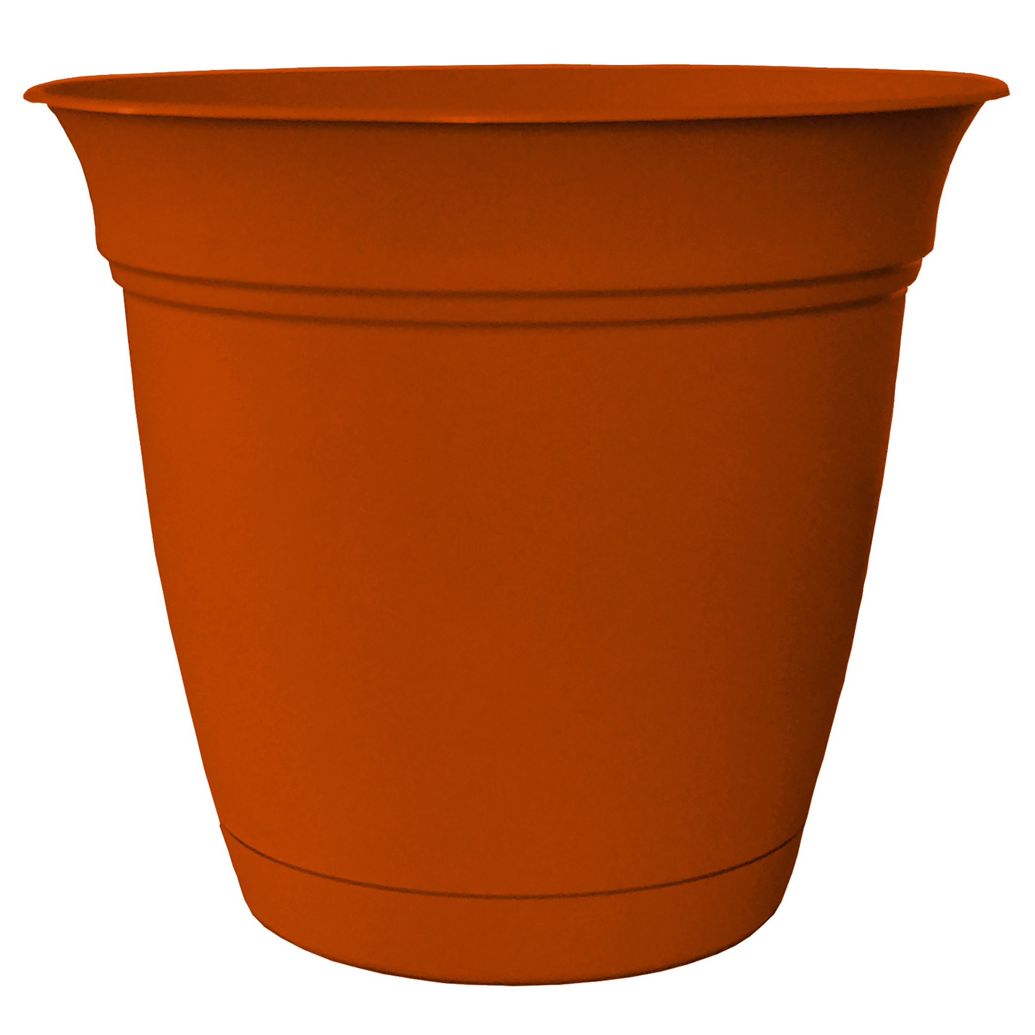 HC 8" Eclipse Planter with Saucer Clay Akro Mils — priced per each; minimum 24; multiples of 24