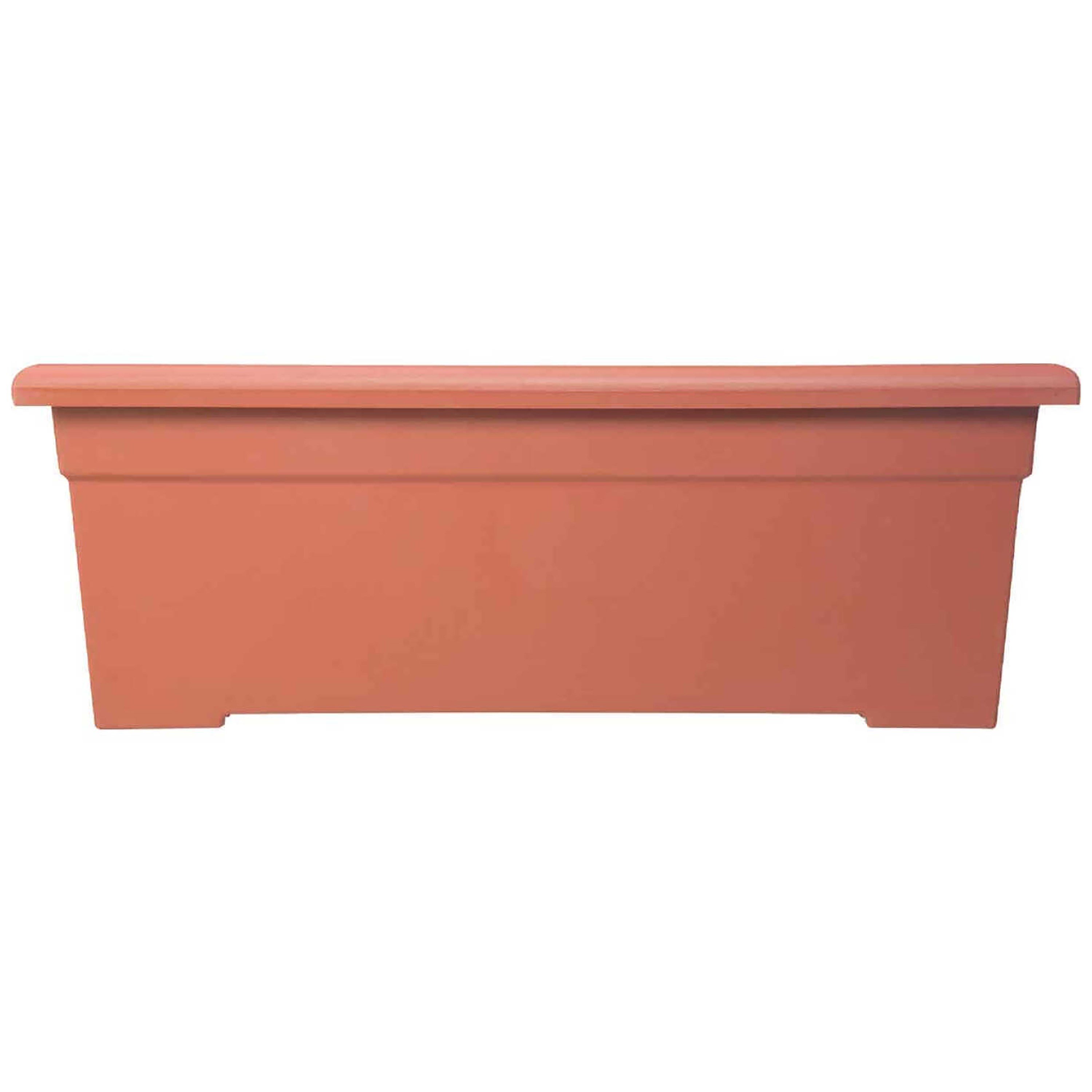 HC 28" Romana Deck Planter Clay Akro Mils — priced per each; minimum 5; multiples of 5
