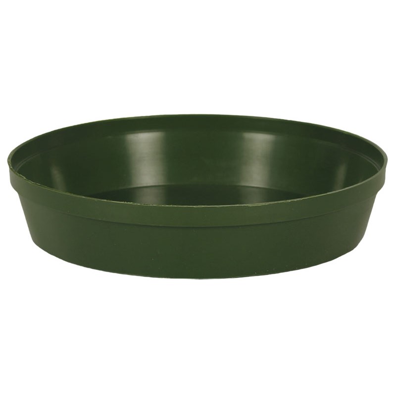 HC 4" Round Grower Saucer Green Akro Mils