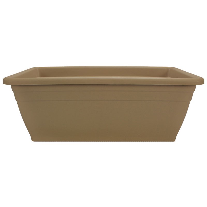 HC 24" Deck Rail Planter Sandstone — priced per each; minimum 5; multiples of 5