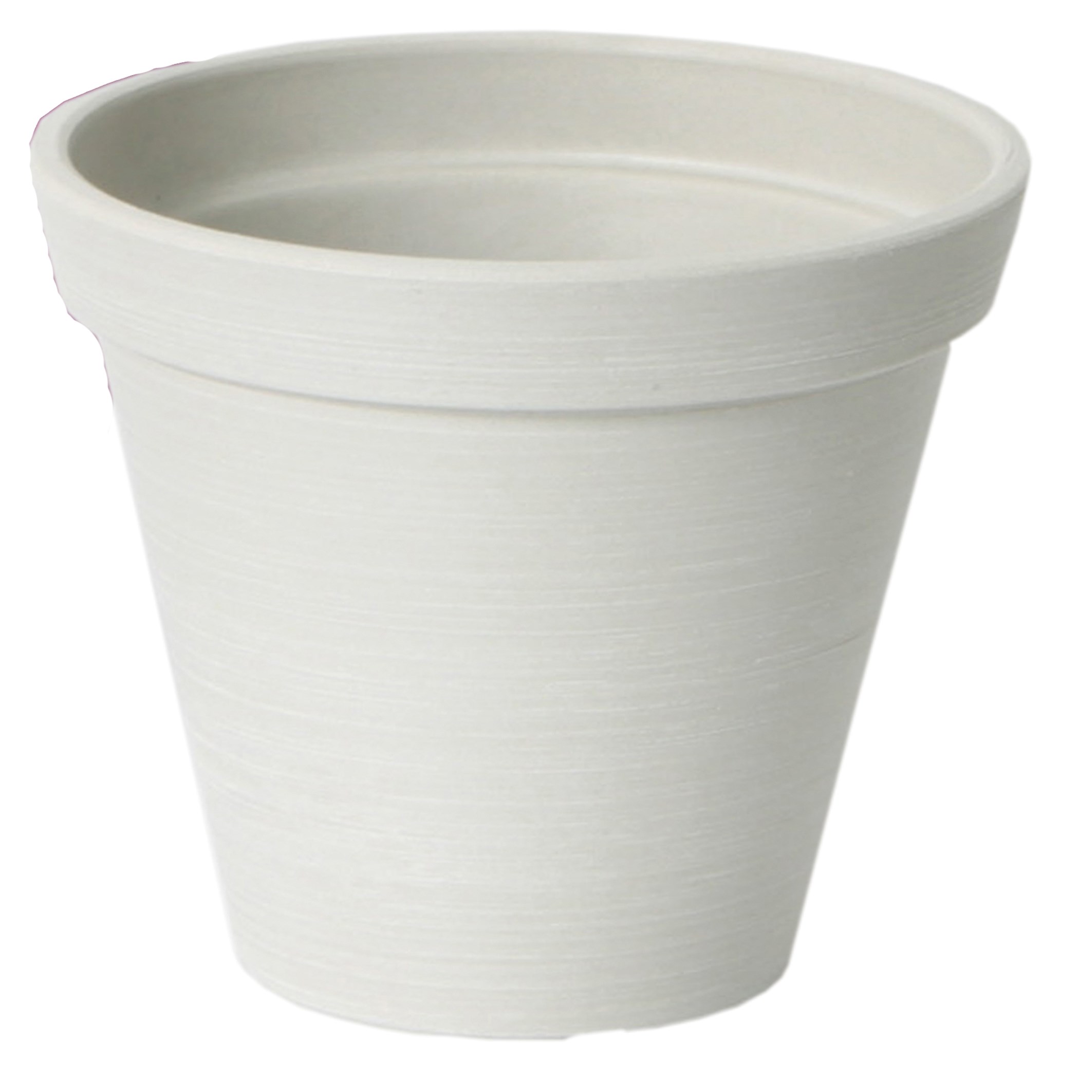 Algreen Valencia 4.25"Dx4" Round Band White — priced per each; minimum 18; multiples of 18