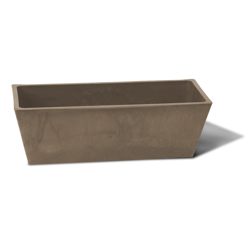 Algreen Valencia 14"x6"x6" Window Planter Taupe