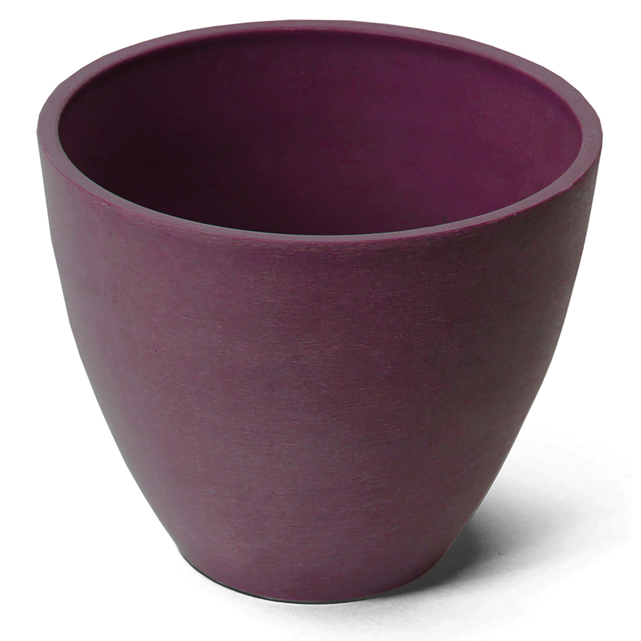 Algreen Valencia 10"Dx8" Round Curved Purple — priced per each; minimum 12; multiples of 12