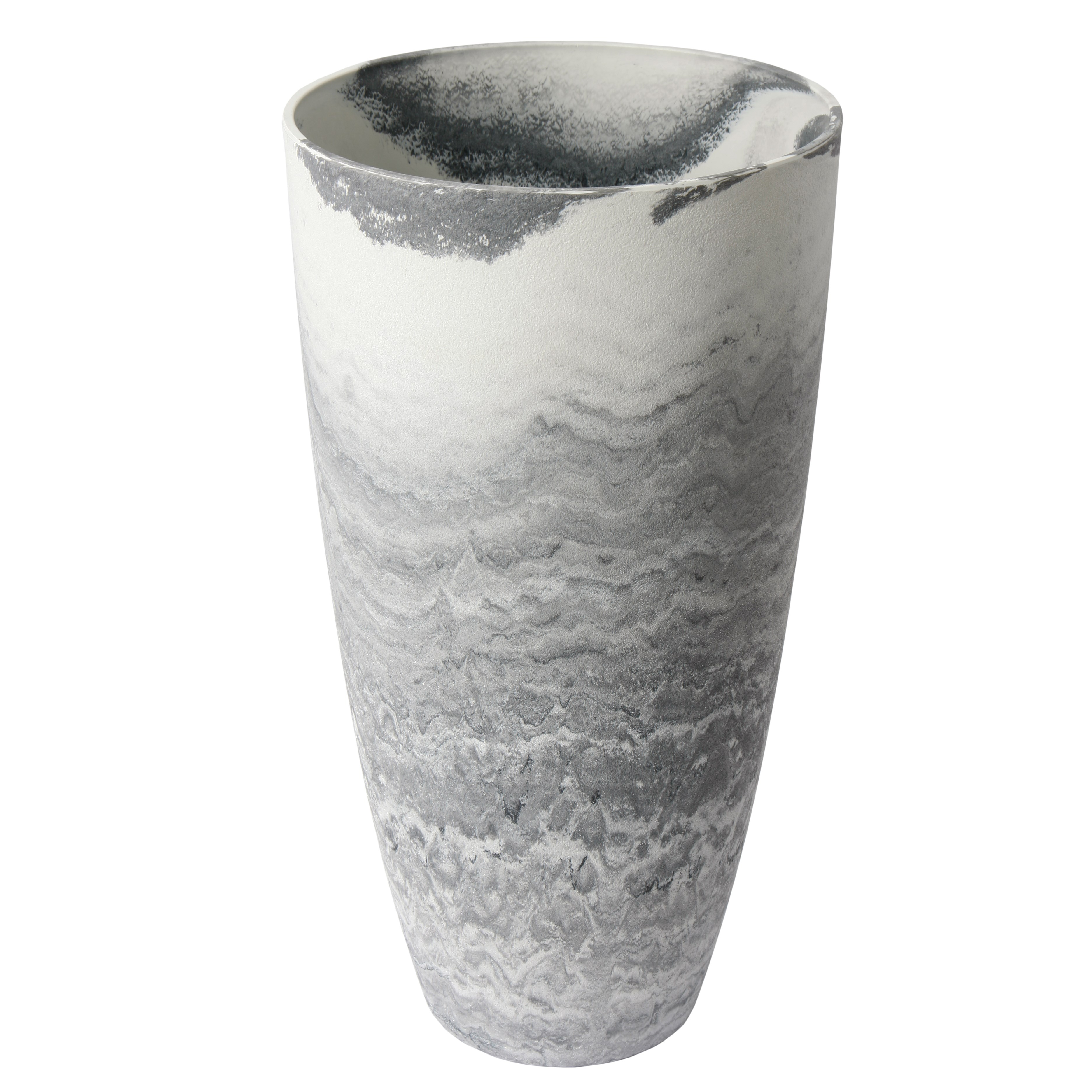 Algreen Acerra 26.5" Tall Vase Marble — priced per each; minimum 3; multiples of 3