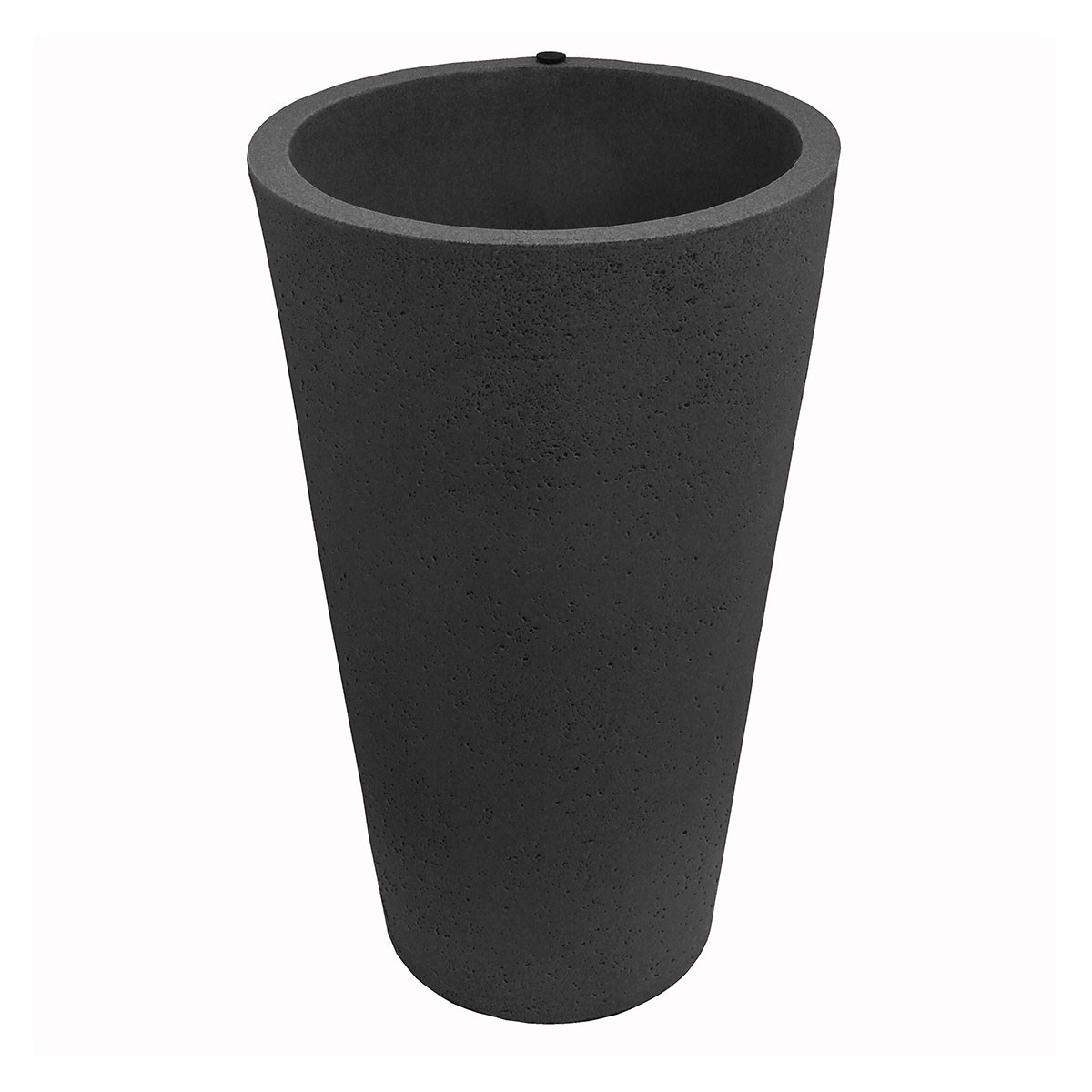 Algreen 30" Tall Crete Planter Black