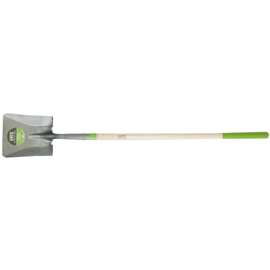 Ames Shovel Long Handle Square Point Ash Handle 15Yr — priced per each; minimum 6; multiples of 6