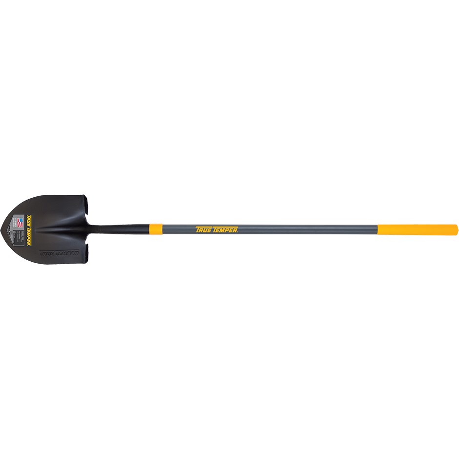 Ames True Temper Fiberglass Long Handle Round Point Shovel