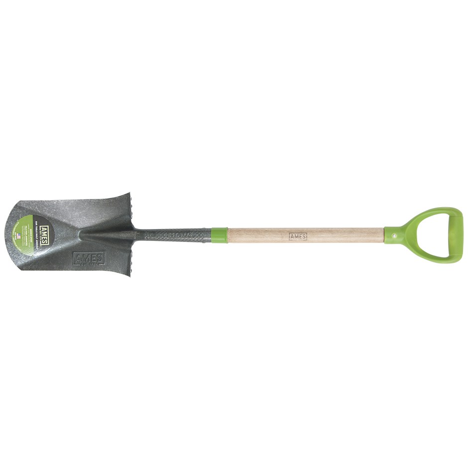 Ames Border Spade D-Handle 15Yr — priced per each; minimum 6; multiples of 6