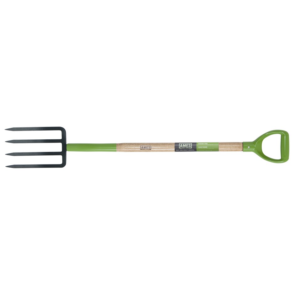 Ames 4 Tine Spading Fork Ash Handle 15Yr — priced per each; minimum 6; multiples of 6
