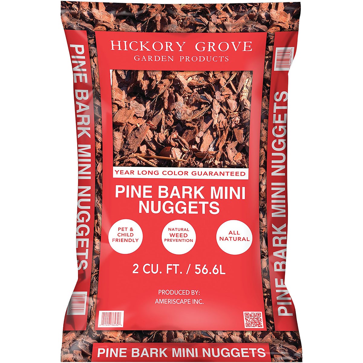 Ameriscape 2cf Pine Bark Mini Nuggets