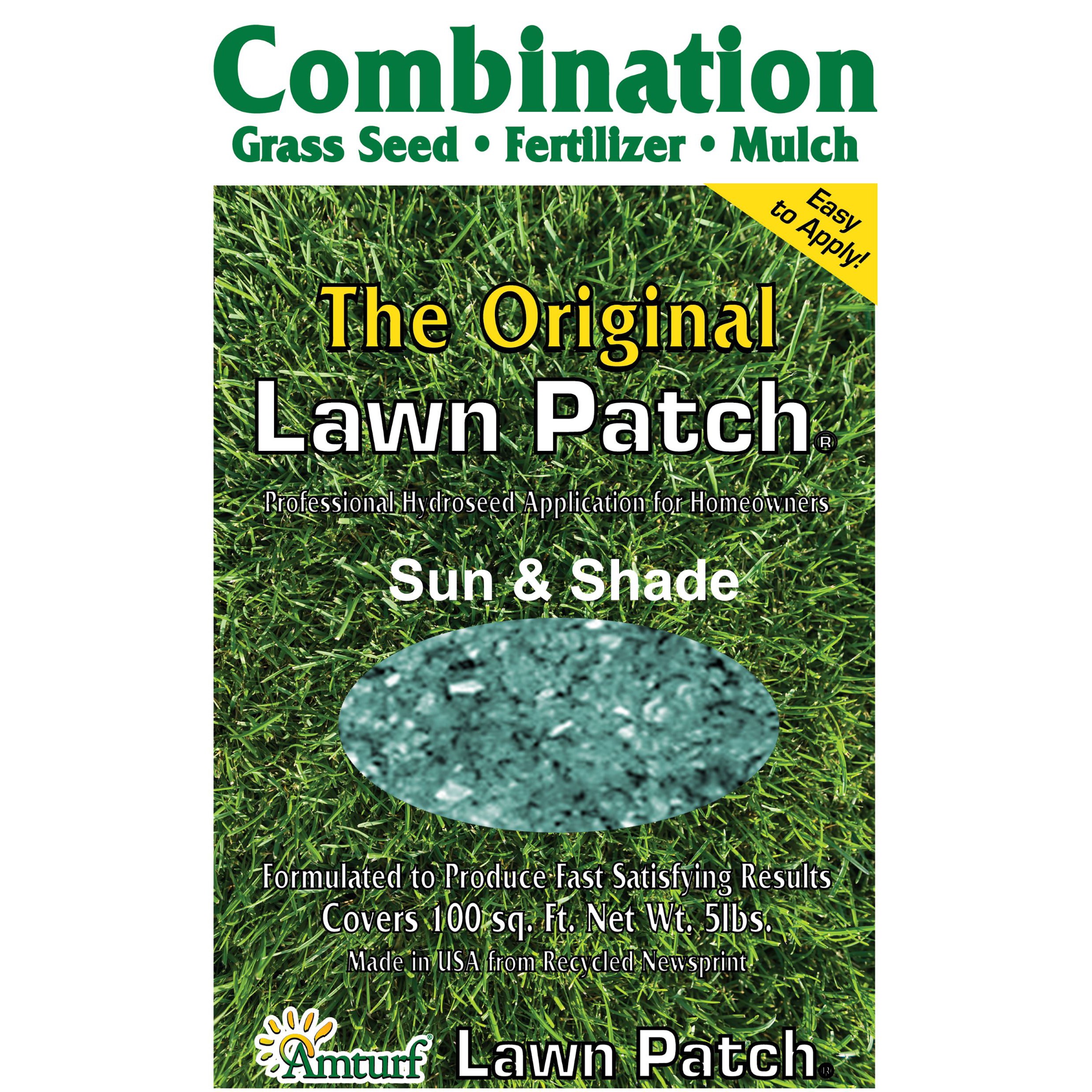 Amturf 5# Lawn Patch Sun/ Shade Shelf Pack — priced per each; minimum 10; multiples of 10