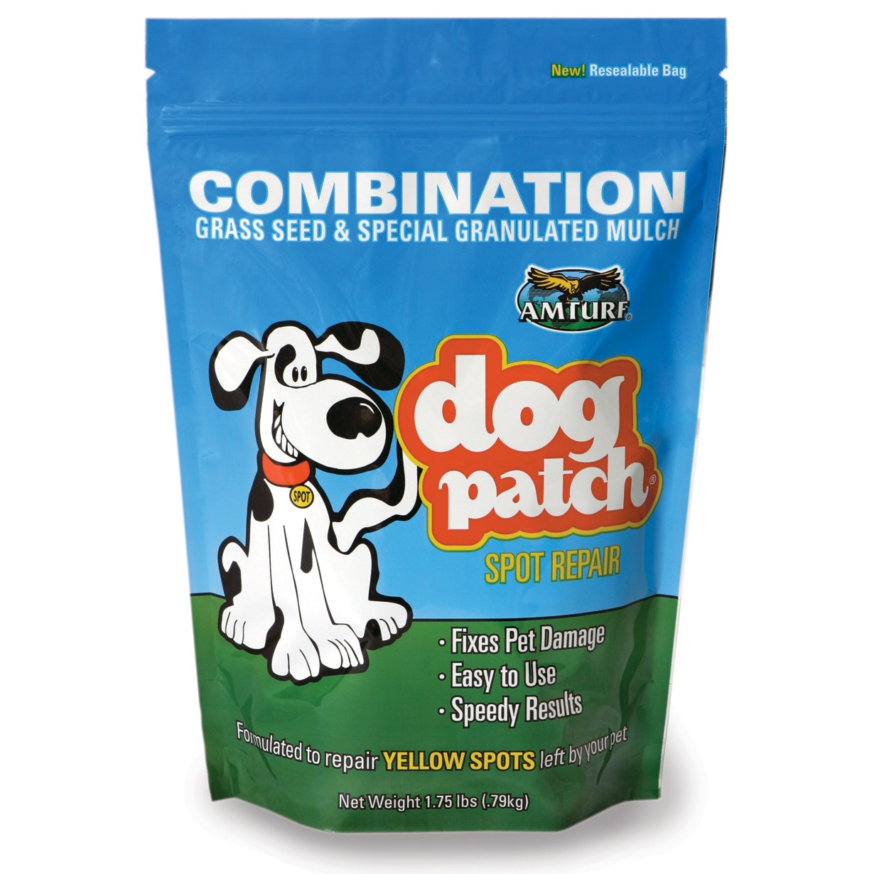 Amturf 1.75# Dog Patch Seed Mulch Sun/ Shade Mix — priced per each; minimum 12; multiples of 12