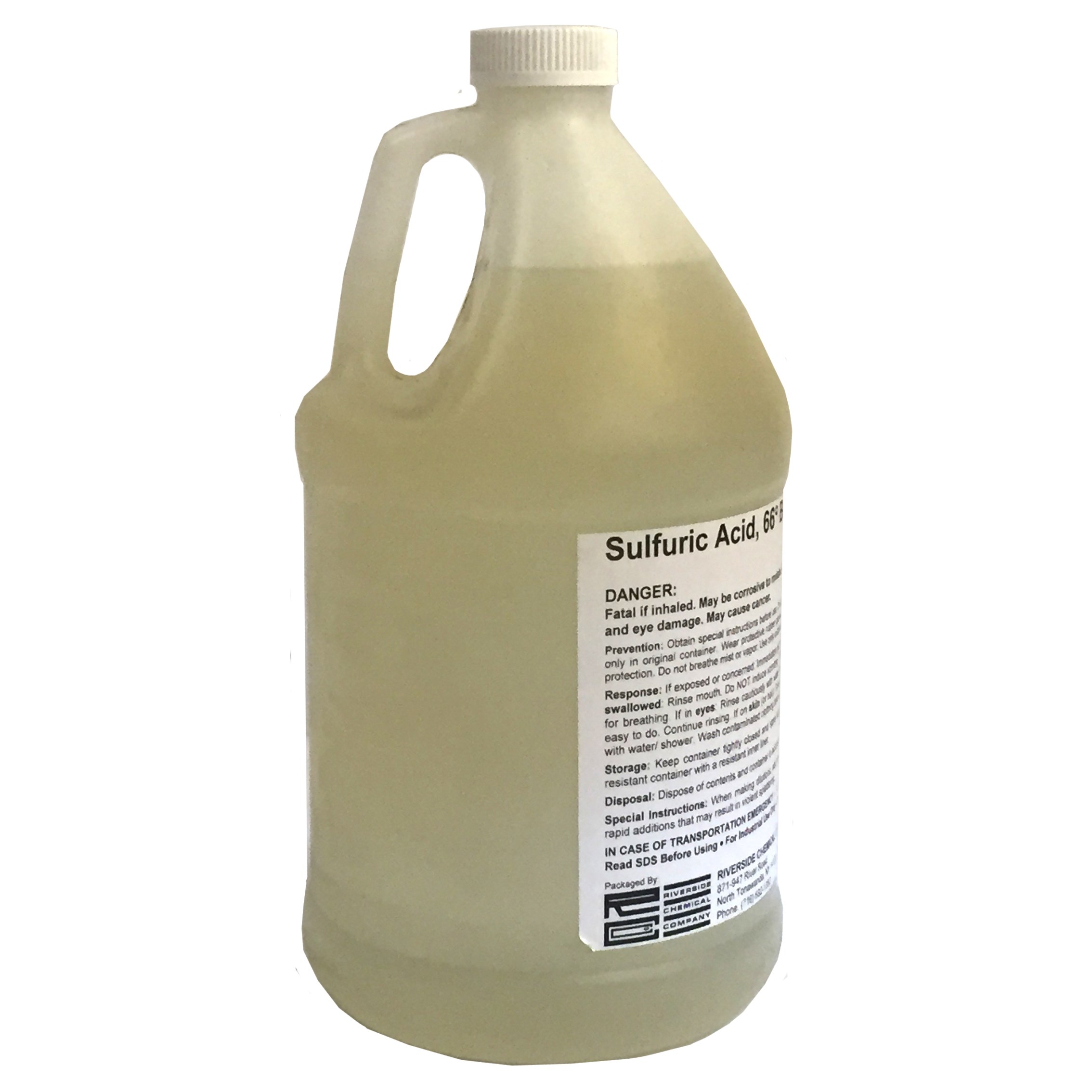 AP Sulfuric Acid 66 Baume 93% 1Gl HAZ — Single Unit