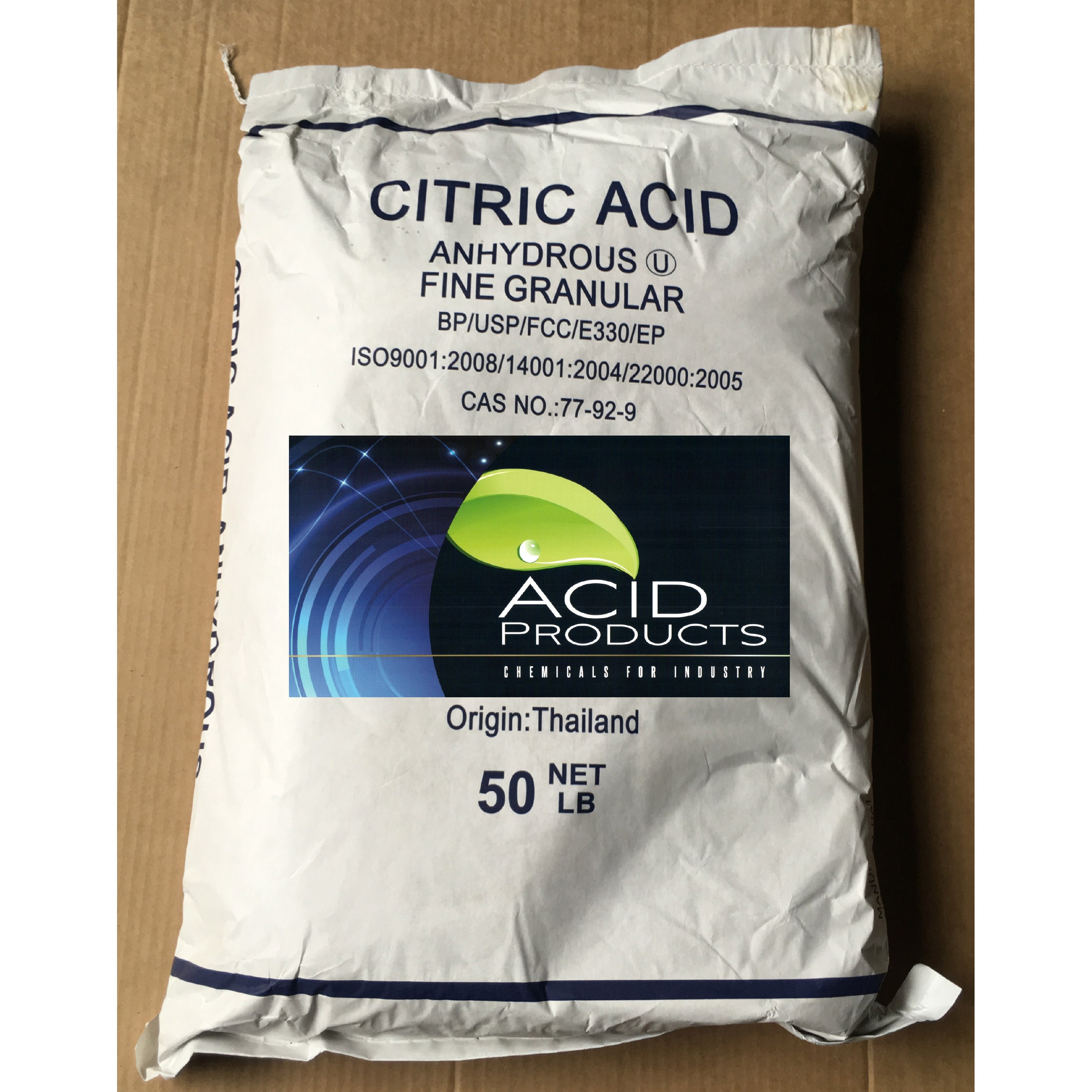 AP Citric Acid Gran 50 Lb