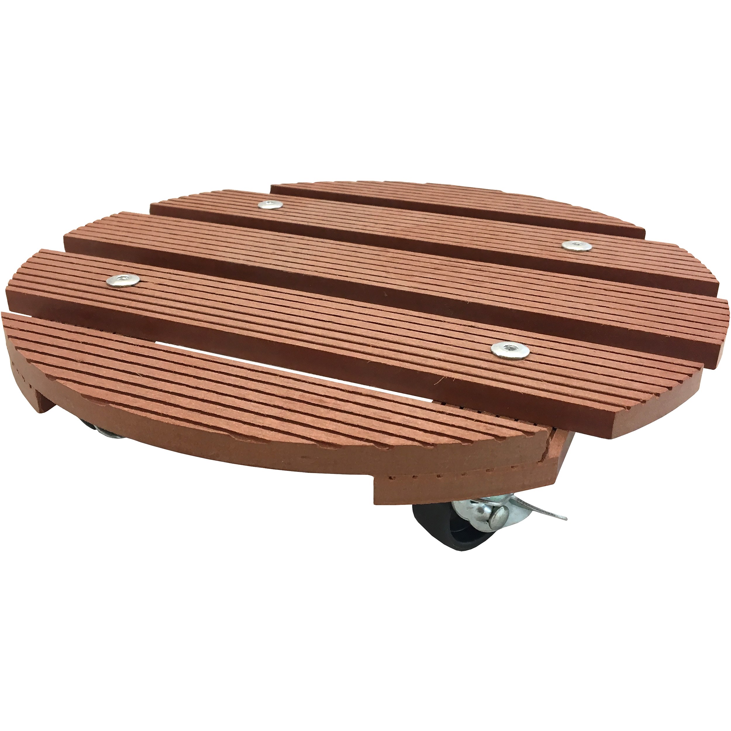 Wagner WPC 11.4 Diam Round Plant Caddy Terracotta — priced per each; minimum 4; multiples of 4