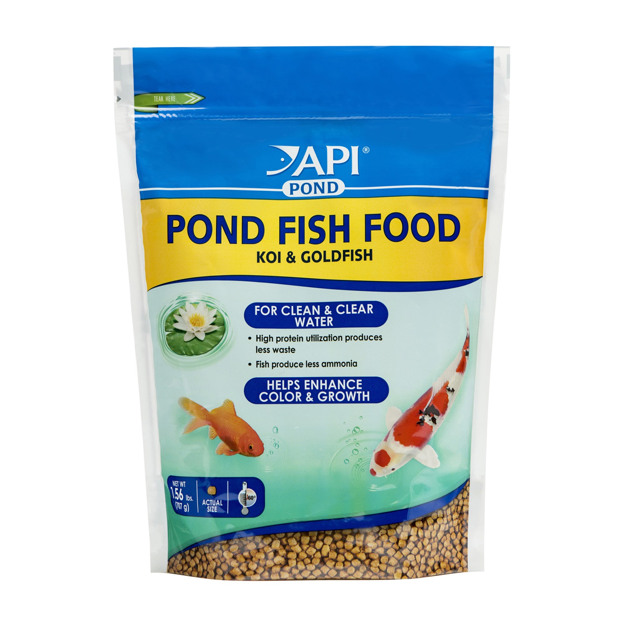 API Pond 1.56# Fish Food — priced per each; minimum 12; multiples of 12