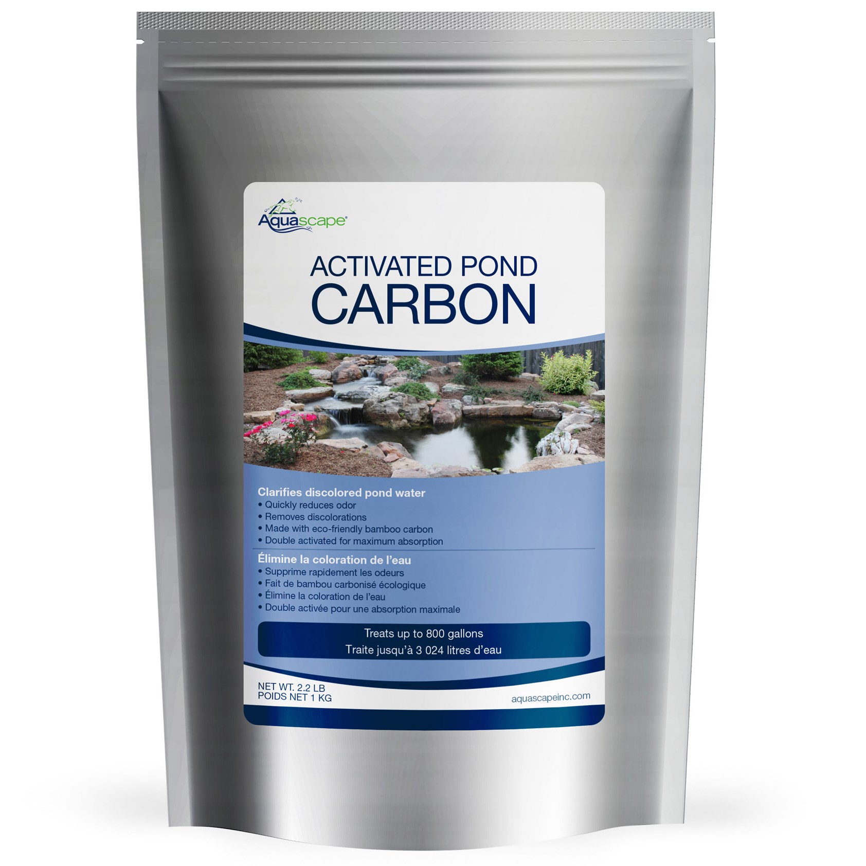 Aquascape 2.2# Activated Pond Carbon — priced per each; minimum 12; multiples of 12