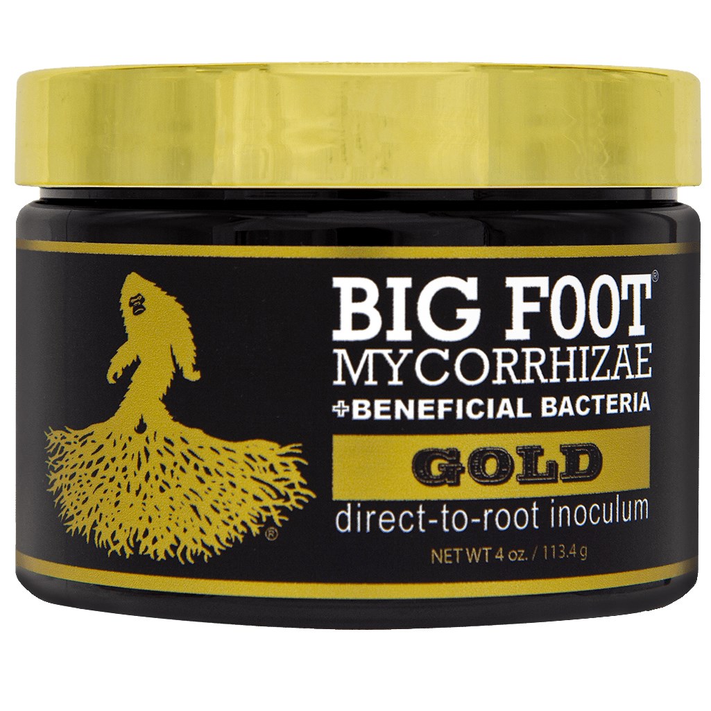 Big Foot 4oz Mycorrhizae Gold — priced per each; minimum 6; multiples of 6