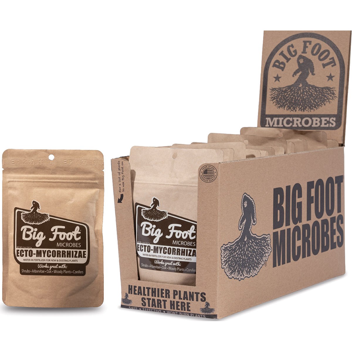 Big Foot 2oz Ecto-Mycorrhizae — priced per each; minimum 20; multiples of 20