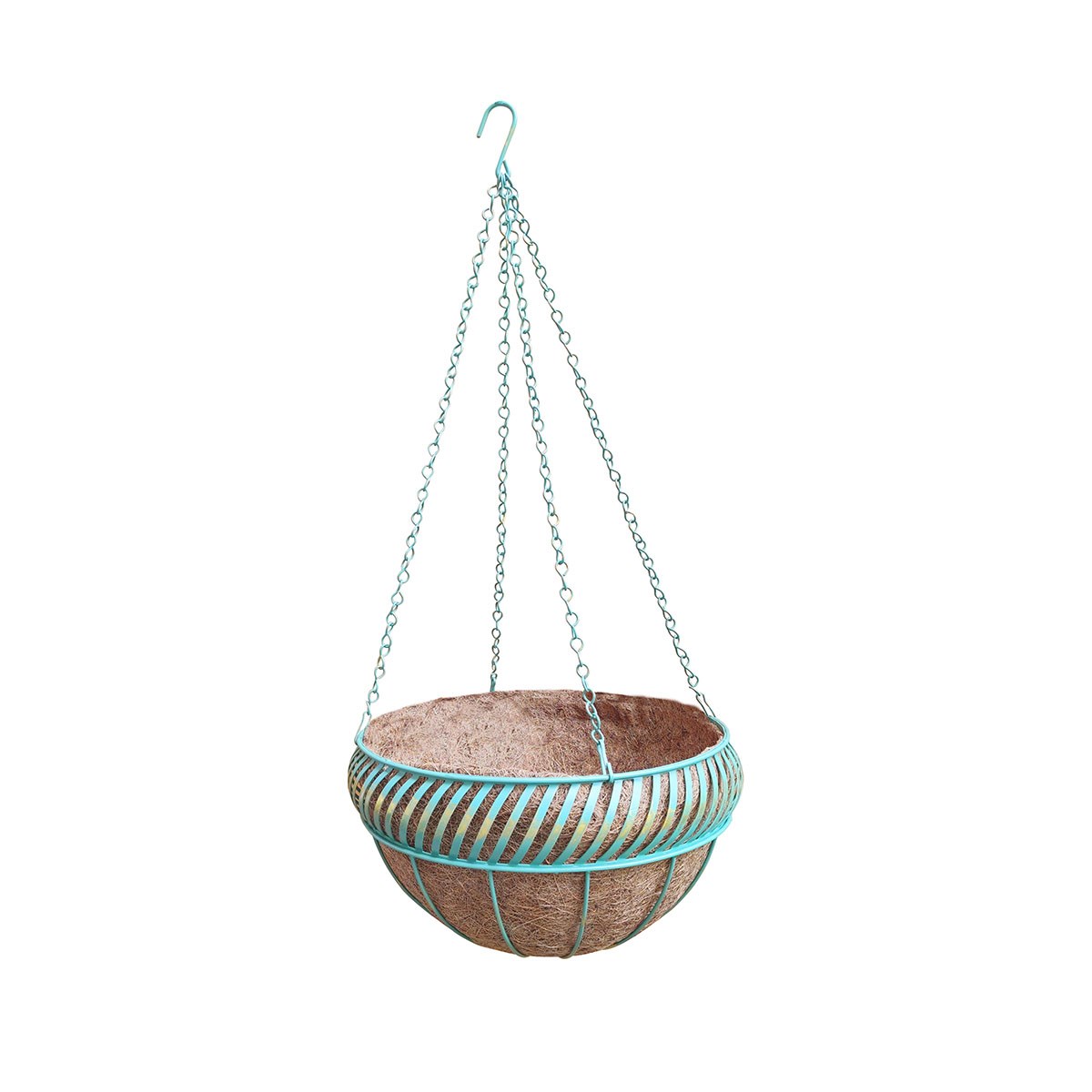 Austram 14'' Venetian Hanging Basket Green — priced per each; minimum 6; multiples of 6