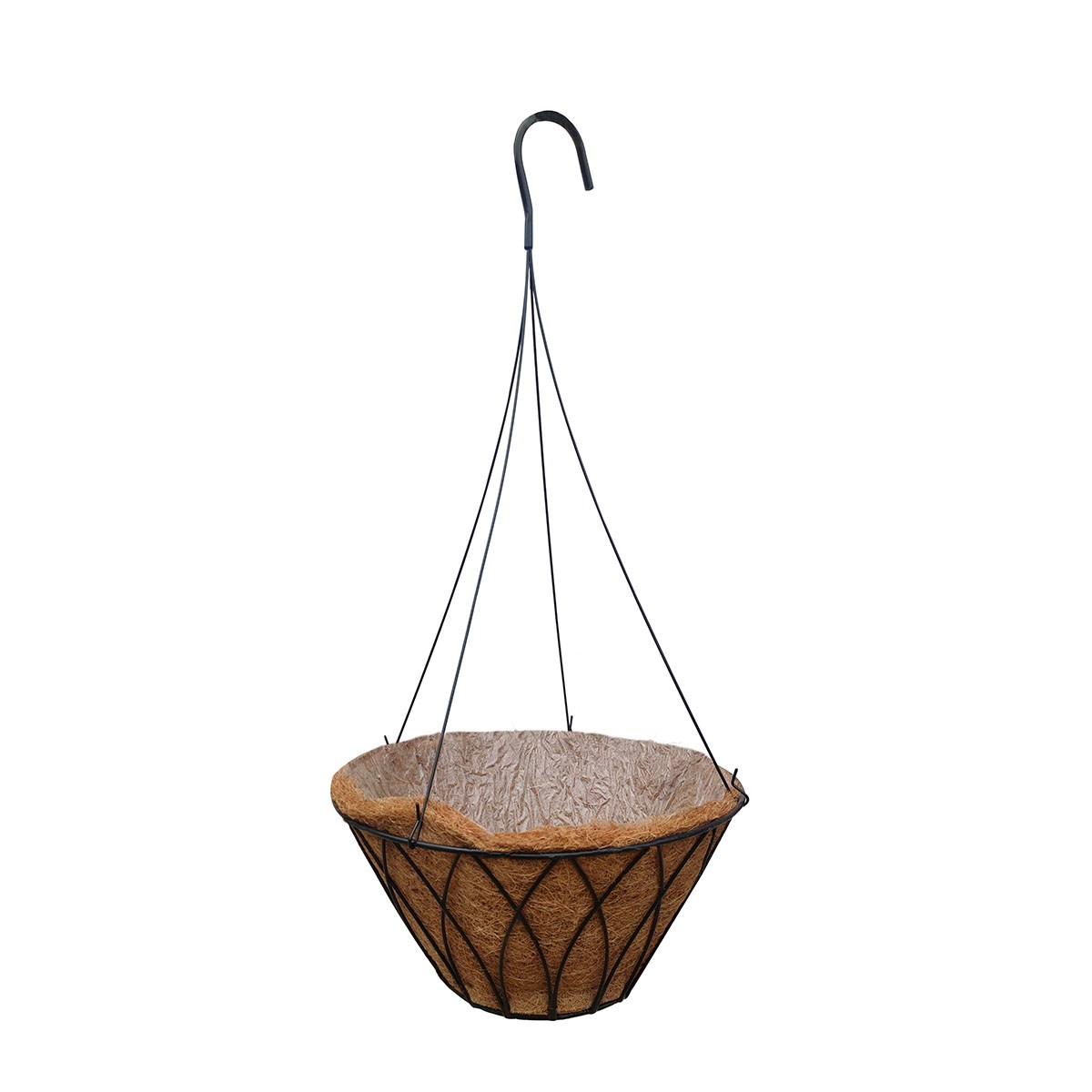 Austram 20" Lotus ProGro Planter Black with Hanger
