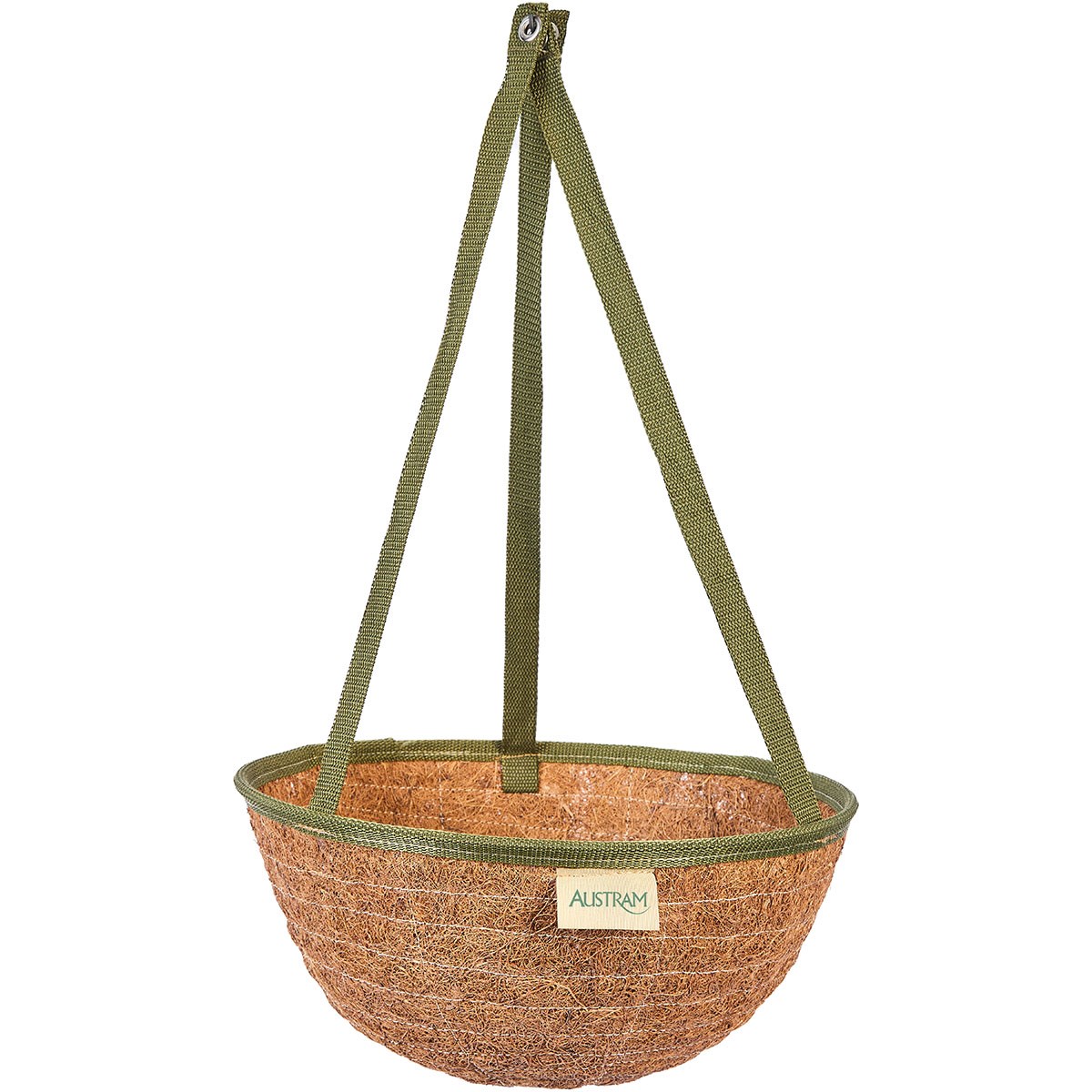 Austram 12" Woven Coco Hanging Basket