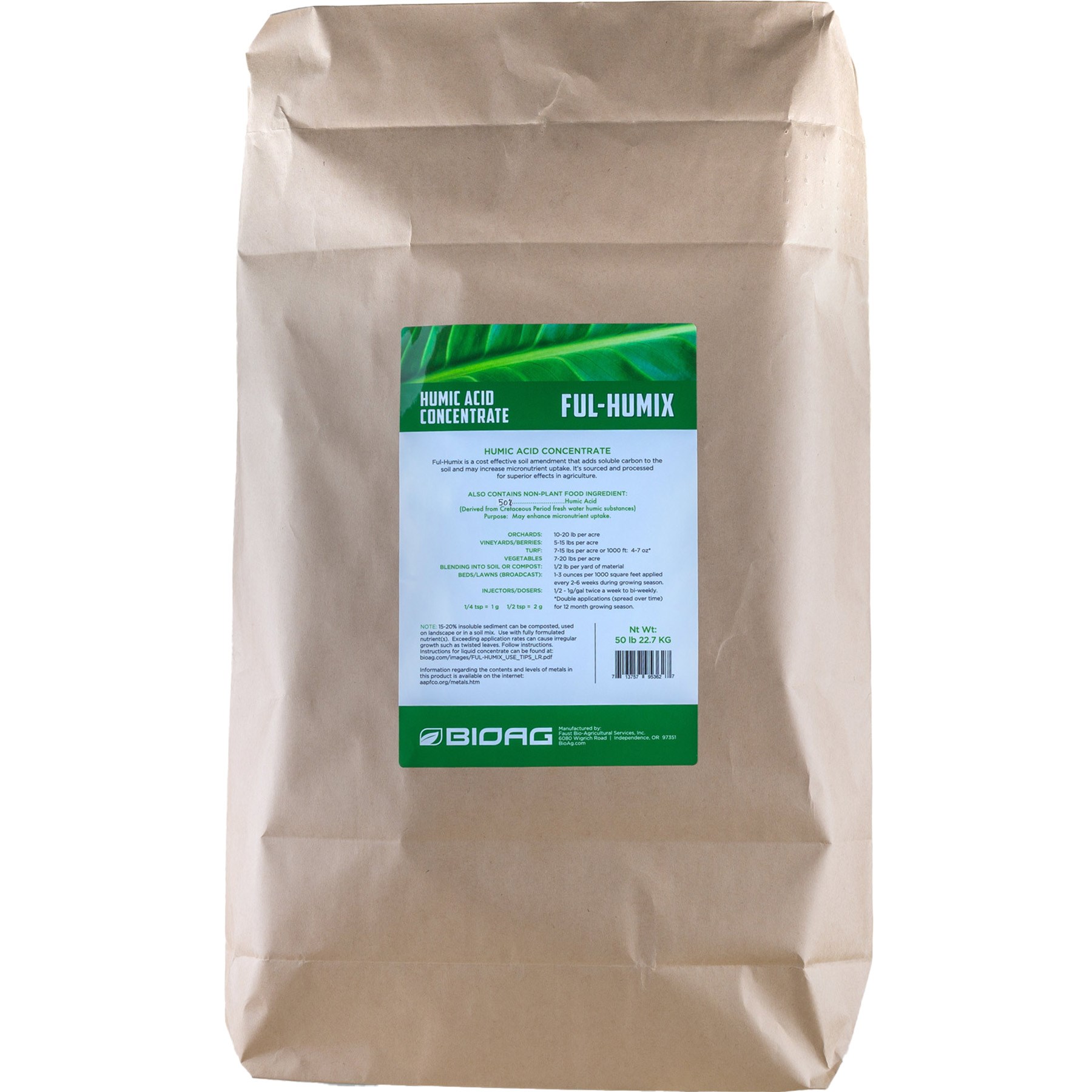 BIoAg Ful-Humix 50# OMRI — Single Unit
