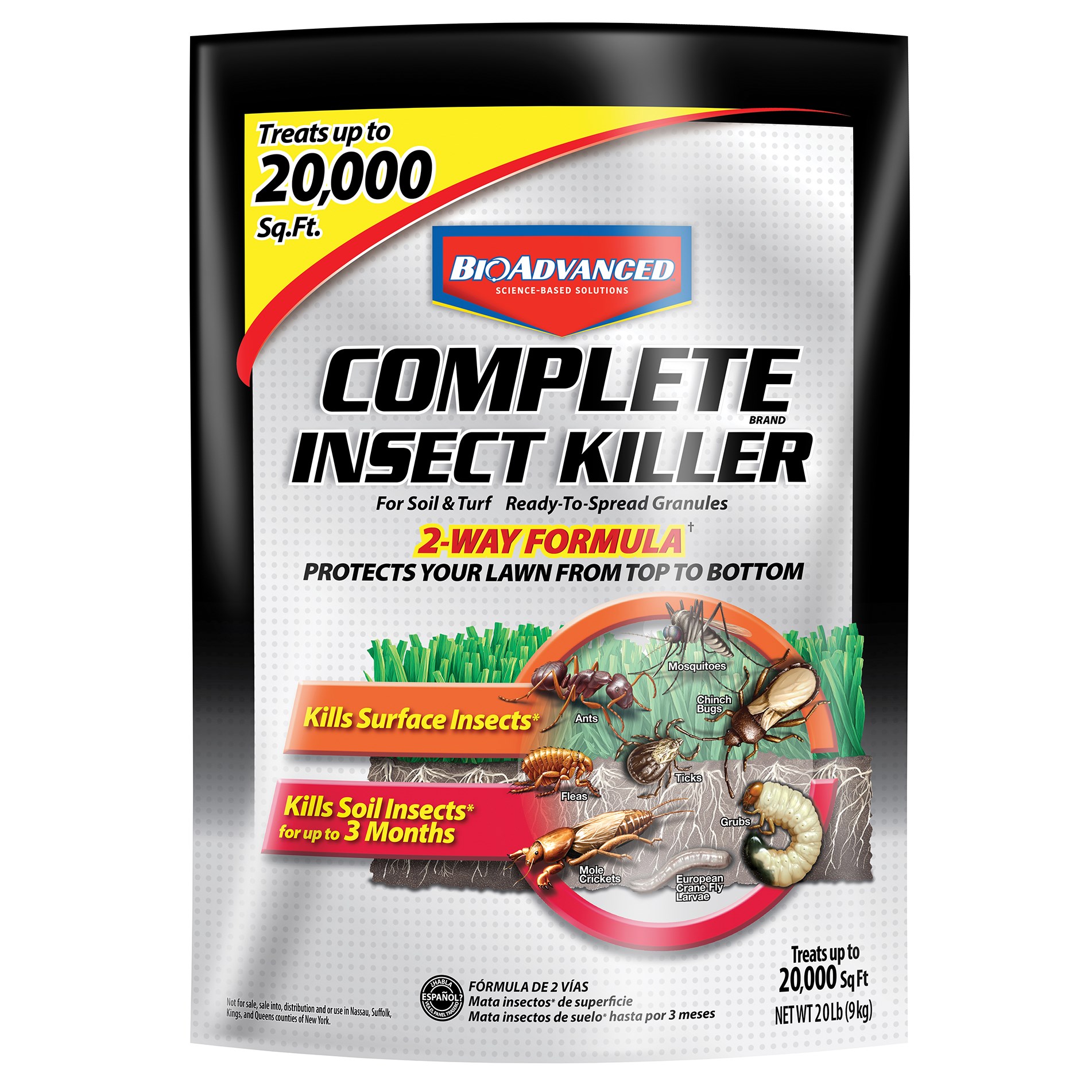 BioAdv 20# Complete Insect Kill Soil Granules
