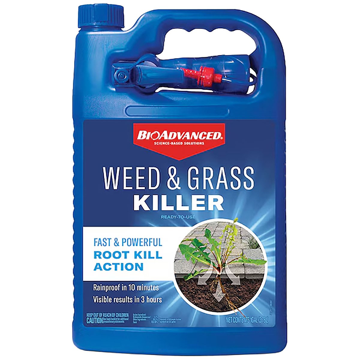 BioAdv 1Gal Weed & Grass Killer RTU — priced per each; minimum 4; multiples of 4