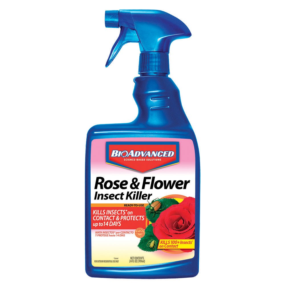 BioAdvanced 24oz Rose & Flower Insect RTU Non-Neonic — priced per each; minimum 12; multiples of 12