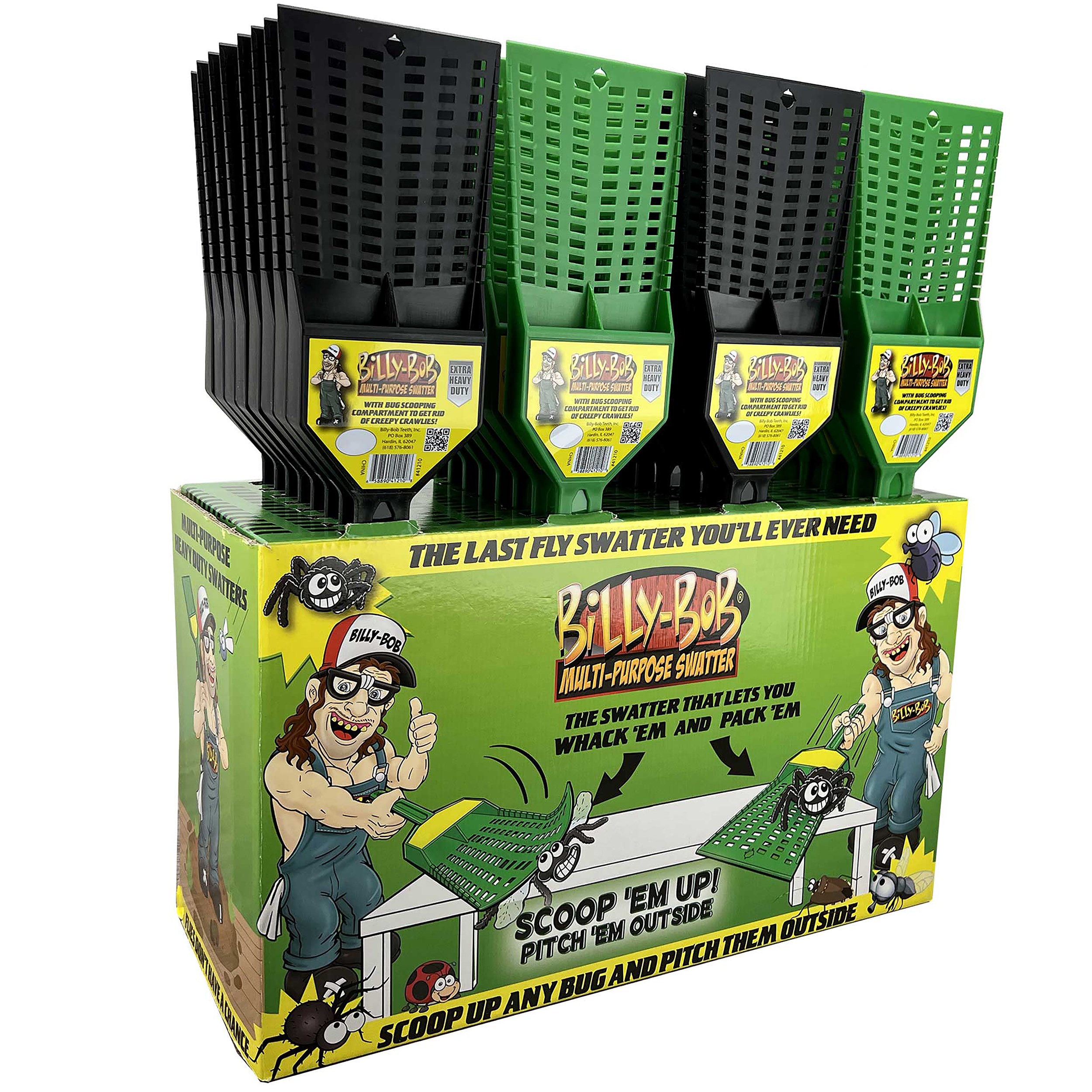 Billy Bob 36pc Fly Swatter Counter Display