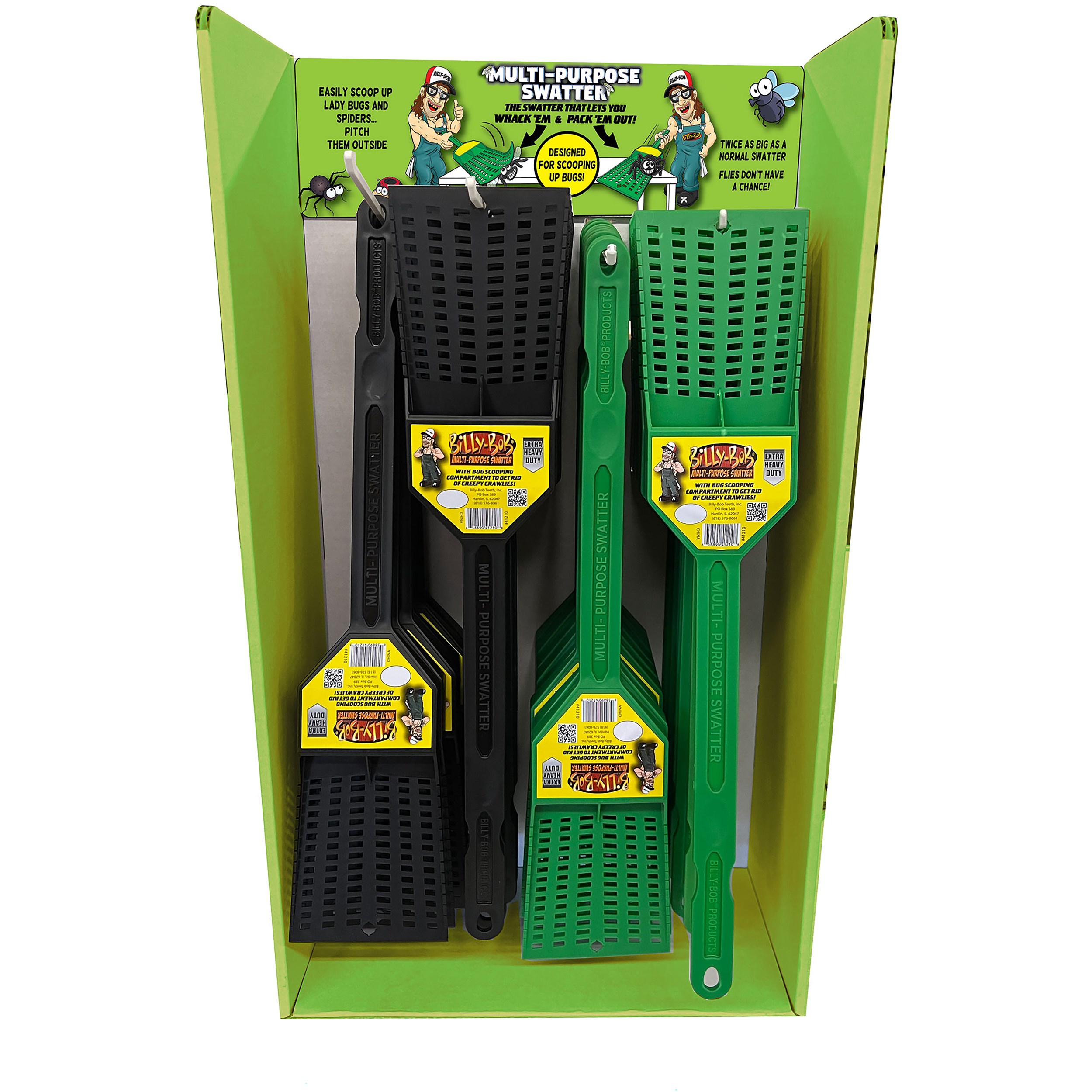 Billy Bob 32pc Fly Swatter Wing Panel Display