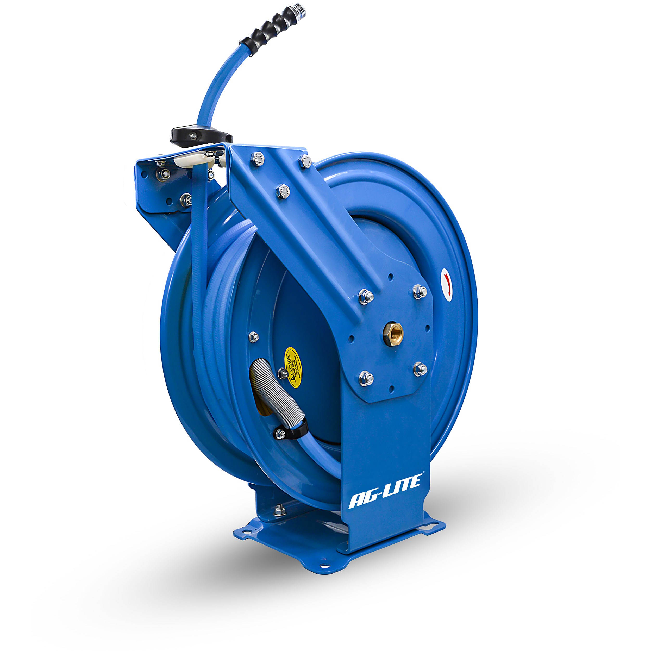 BluBird 5/8"x100' Ag-Lite Hose Reel Dual Arm w/ Water Hose