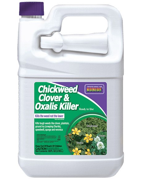 Bonide 1gal RTU Chickweed Clover & Oxalis Killer — priced per each; minimum 4; multiples of 4