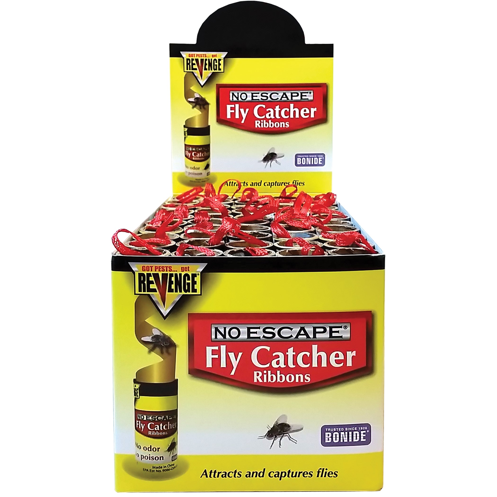 Bonide Revenge Fly Catcher Ribbons In Bulk Pack - 100 Ribbons Per Pack — priced per each; minimum 100; multiples of 100