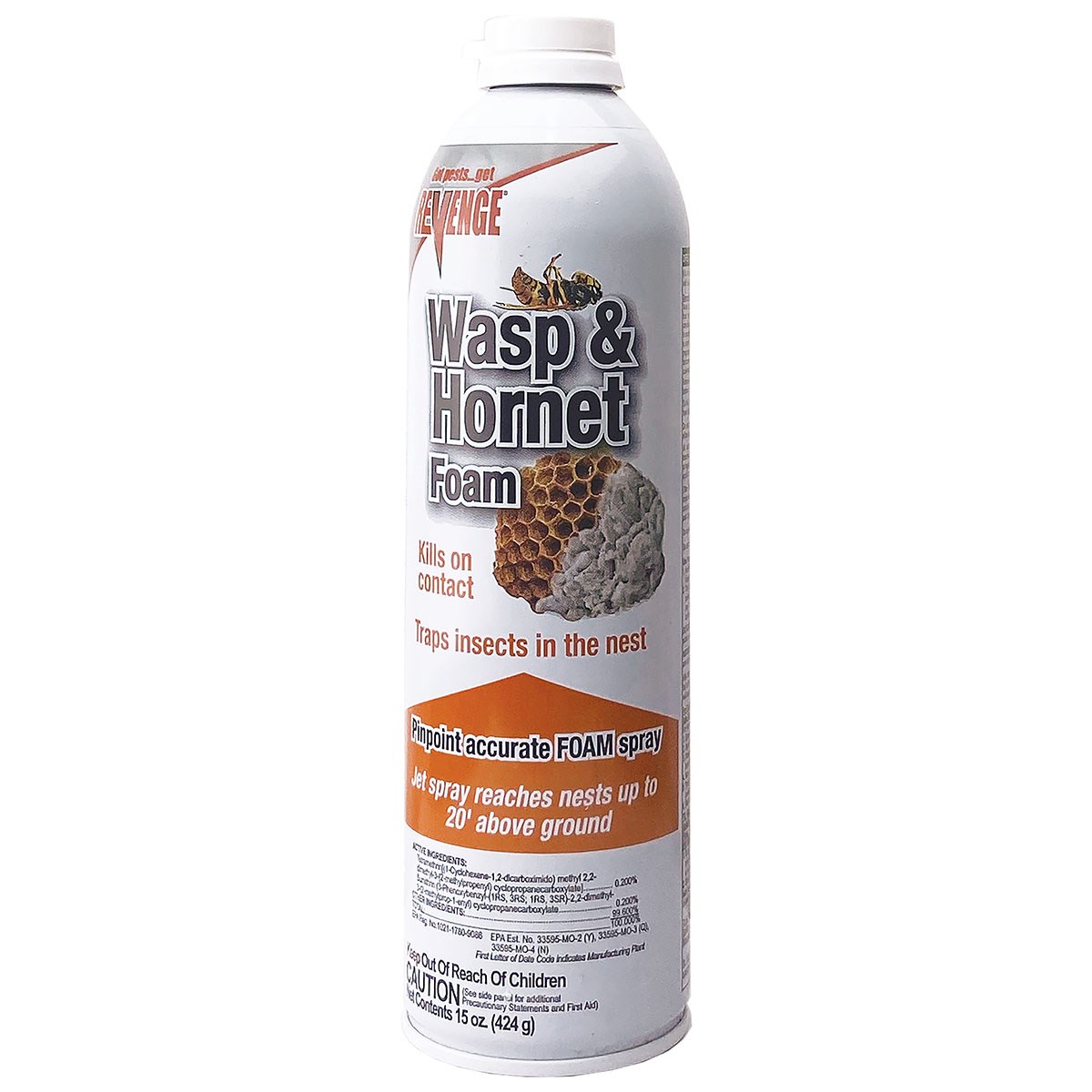 Revenge 15oz Wasp & Hornet Foam — priced per each; minimum 12; multiples of 12